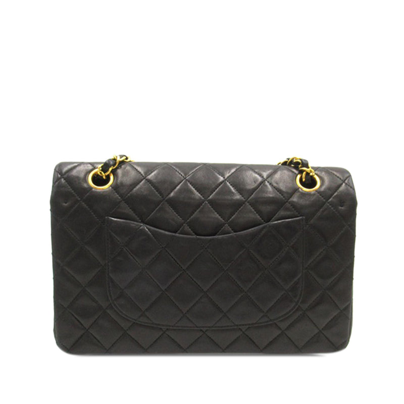 Chanel Medium Classic Lambskin Double Flap (SHG-tJEubT)