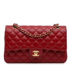 Chanel Medium Classic Lambskin Double Flap (SHG-gYfL1h)