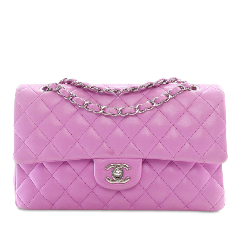 Chanel Medium Classic Lambskin Double Flap (SHG-JP2fgW)