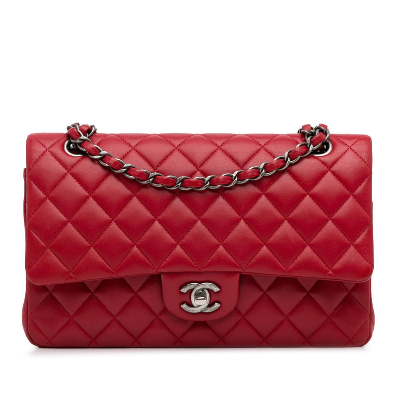 Chanel Medium Classic Lambskin Double Flap (SHG-LYrnLz)