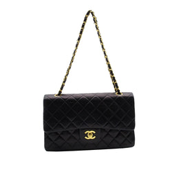 Chanel Medium Classic Lambskin Double Flap (SHG-E2VzzF)