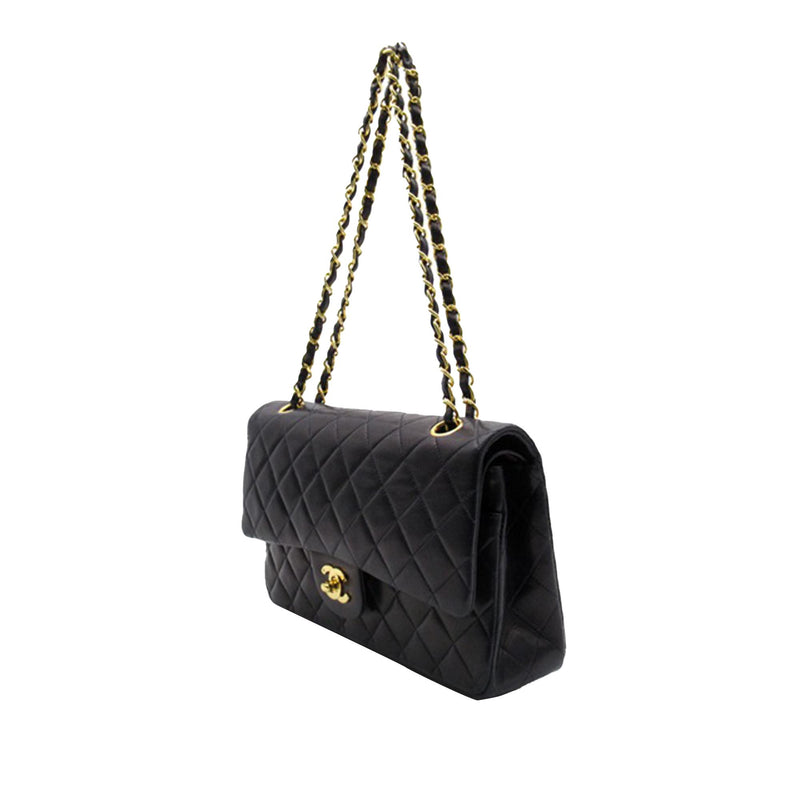 Chanel Medium Classic Lambskin Double Flap (SHG-E2VzzF)