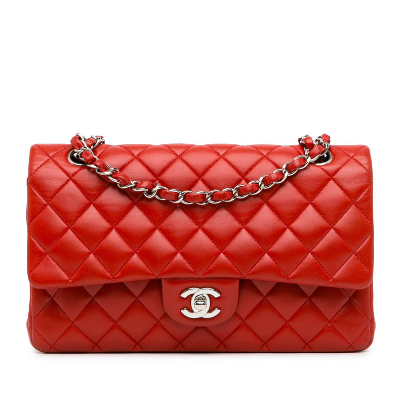 Chanel Medium Classic Lambskin Double Flap (SHG-RvTPyZ)