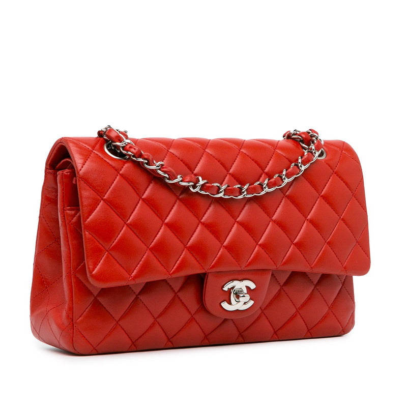 Chanel Medium Classic Lambskin Double Flap (SHG-RvTPyZ)