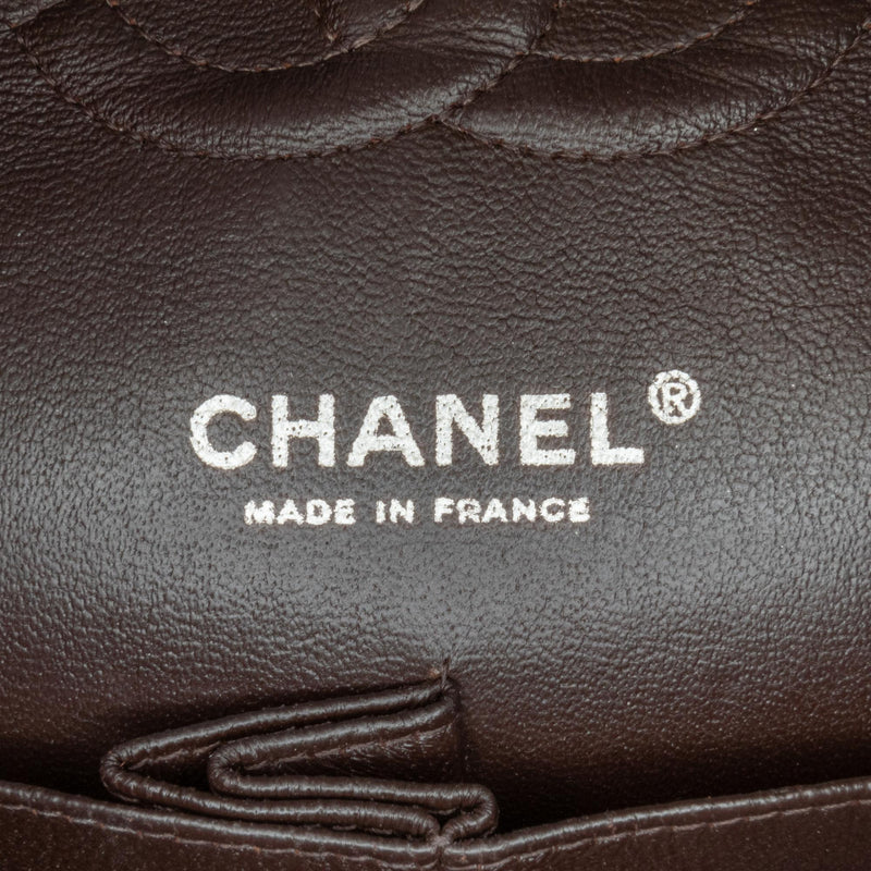 Chanel Medium Classic Lambskin Double Flap (SHG-7QwY4H)