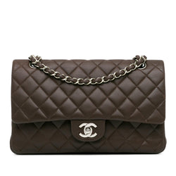 Chanel Medium Classic Lambskin Double Flap (SHG-7QwY4H)