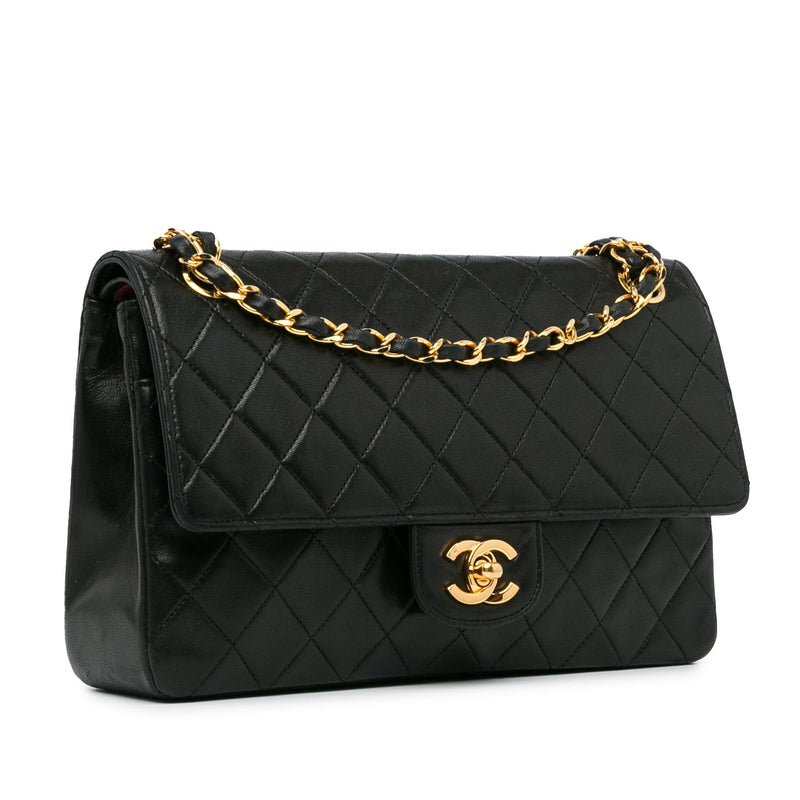 Chanel Medium Classic Lambskin Double Flap (SHG-CWMNTo)