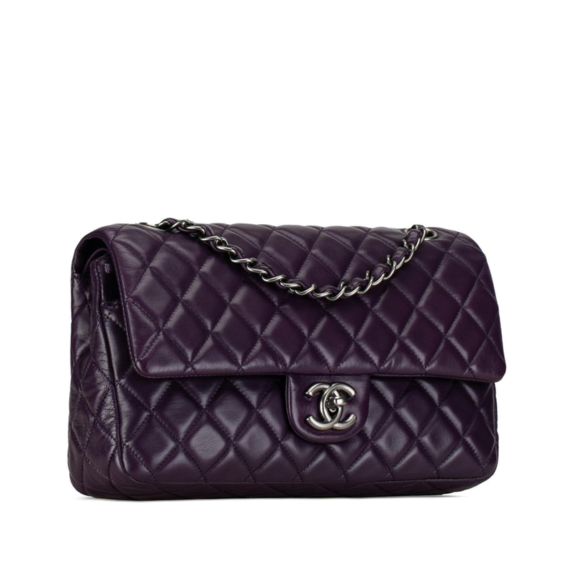 Chanel Medium Classic Lambskin Double Flap (SHG-HBz089)