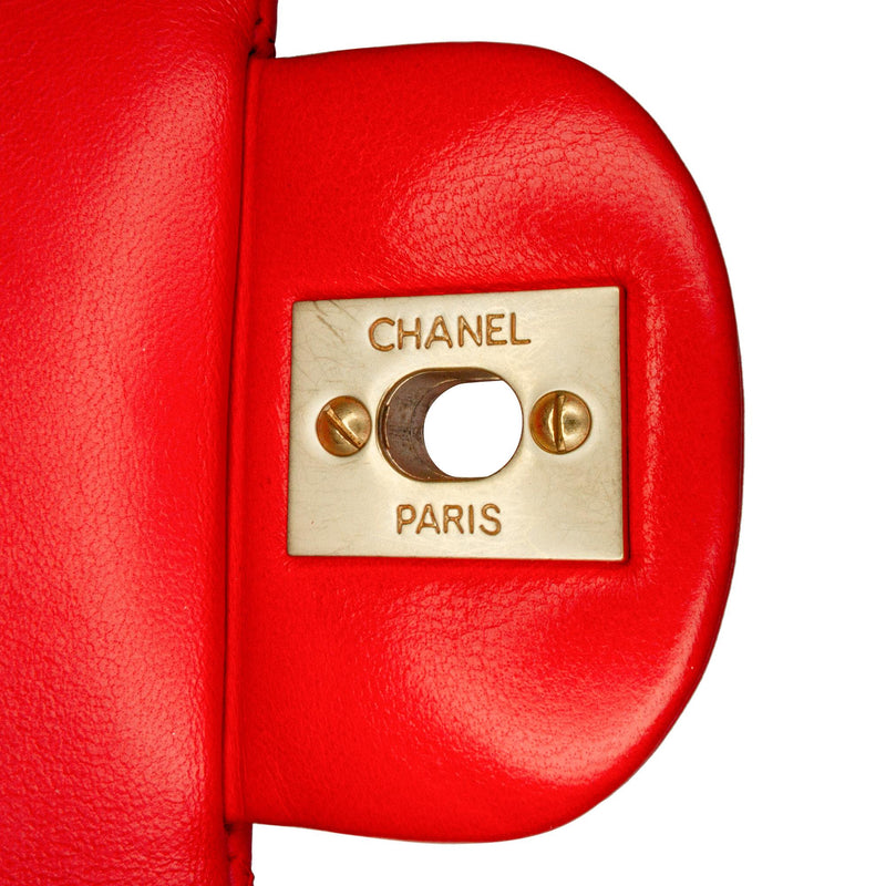 Chanel Medium Classic Lambskin Double Flap (SHG-H1Kink)