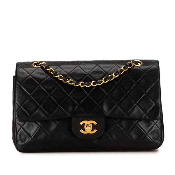 Chanel Medium Classic Lambskin Double Flap (SHG-f8WIdR)