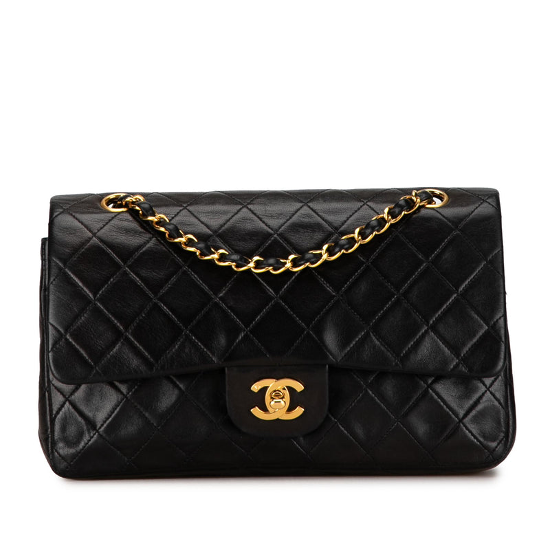 Chanel Medium Classic Lambskin Double Flap (SHG-f8WIdR)