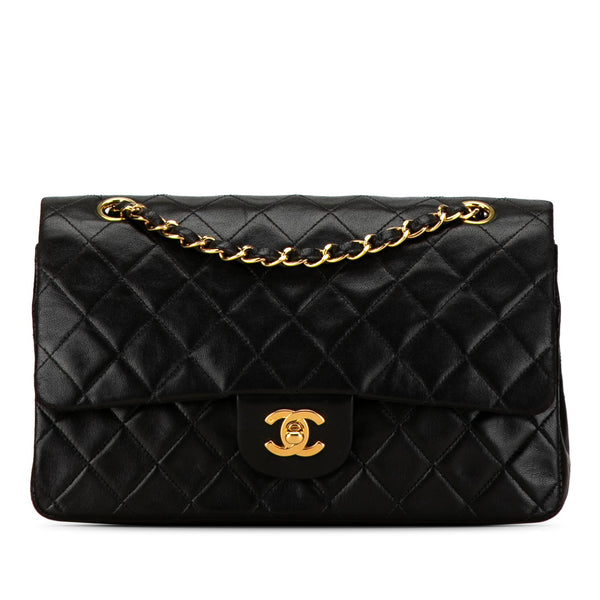 Chanel Medium Classic Lambskin Double Flap (SHG-Z3gjkH)