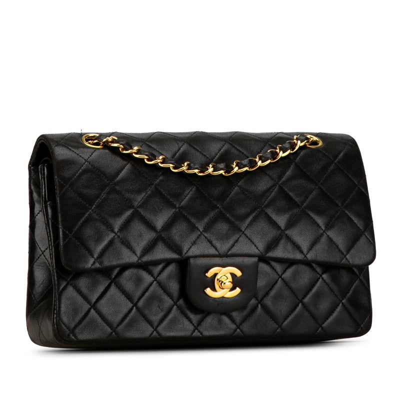 Chanel Medium Classic Lambskin Double Flap (SHG-Z3gjkH)