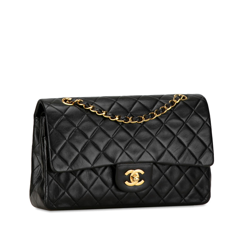 Chanel Medium Classic Lambskin Double Flap (SHG-Waqtih)