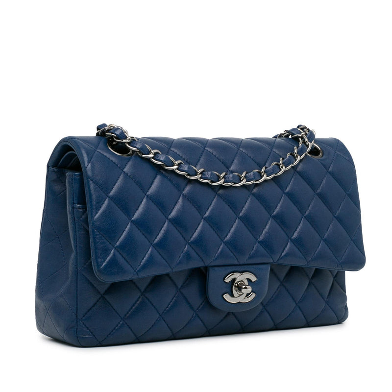 Chanel Medium Classic Lambskin Double Flap (SHG-73rPiu)