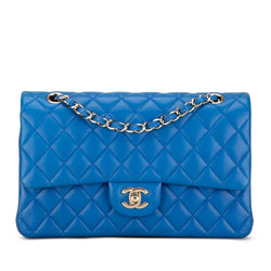 Chanel Medium Classic Lambskin Double Flap (SHG-hXM4fF)