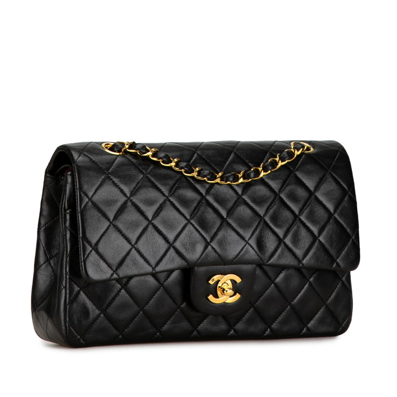 Chanel Medium Classic Lambskin Double Flap (SHG-Jr79oK)