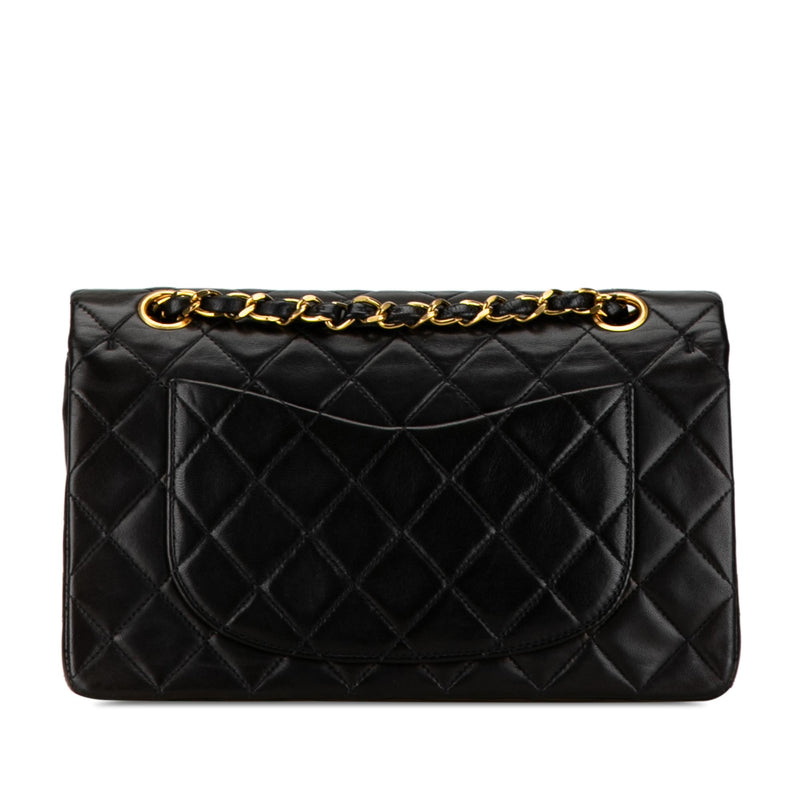 Chanel Medium Classic Lambskin Double Flap (SHG-JJIzds)