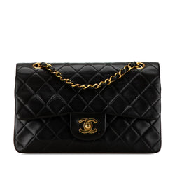 Chanel Medium Classic Lambskin Double Flap (SHG-JJIzds)