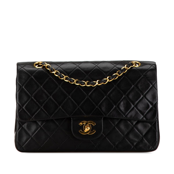 Chanel Medium Classic Lambskin Double Flap (SHG-9BZf7K)