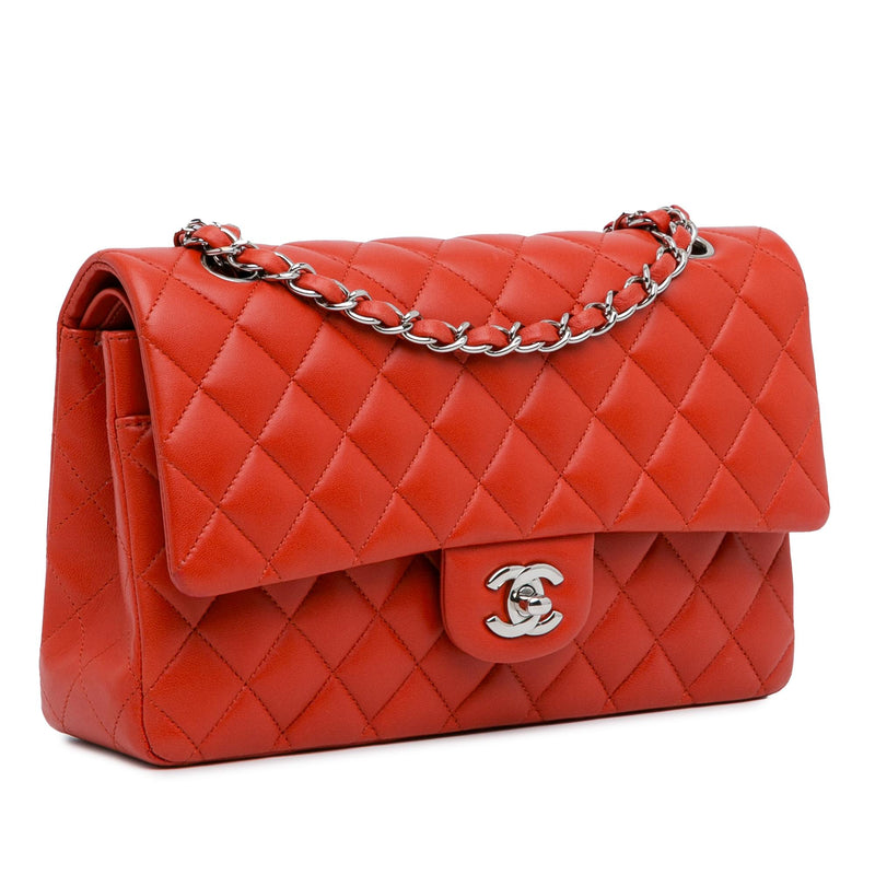 Chanel Medium Classic Lambskin Double Flap (SHG-I8lOJi)