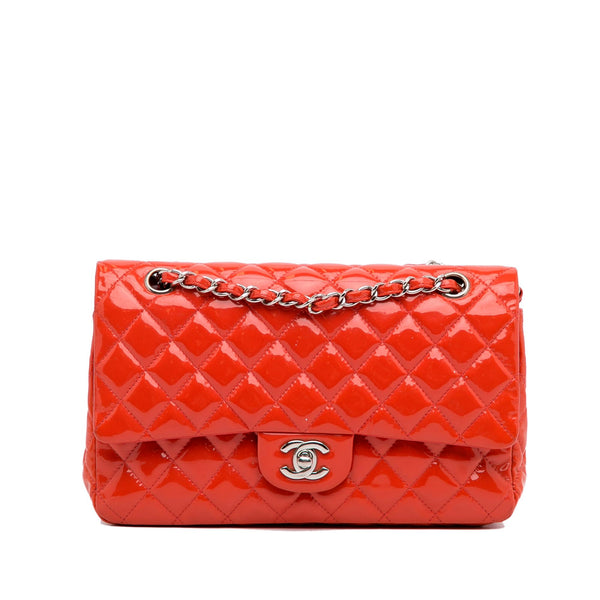 Chanel Medium Classic Patent Double Flap Bag (SHG-VUtfBD)