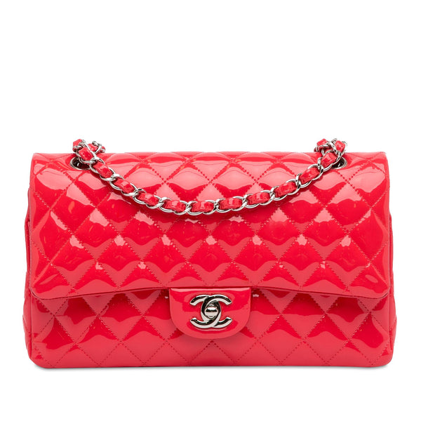 Chanel Medium Classic Patent Double Flap (SHG-GlJ0xg)