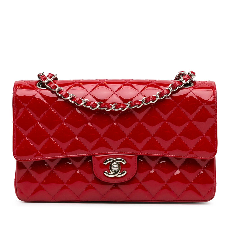 Chanel Medium Classic Patent Double Flap (SHG-3RWLQC)