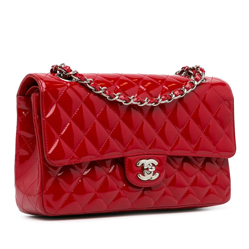 Chanel Medium Classic Patent Double Flap (SHG-3RWLQC)