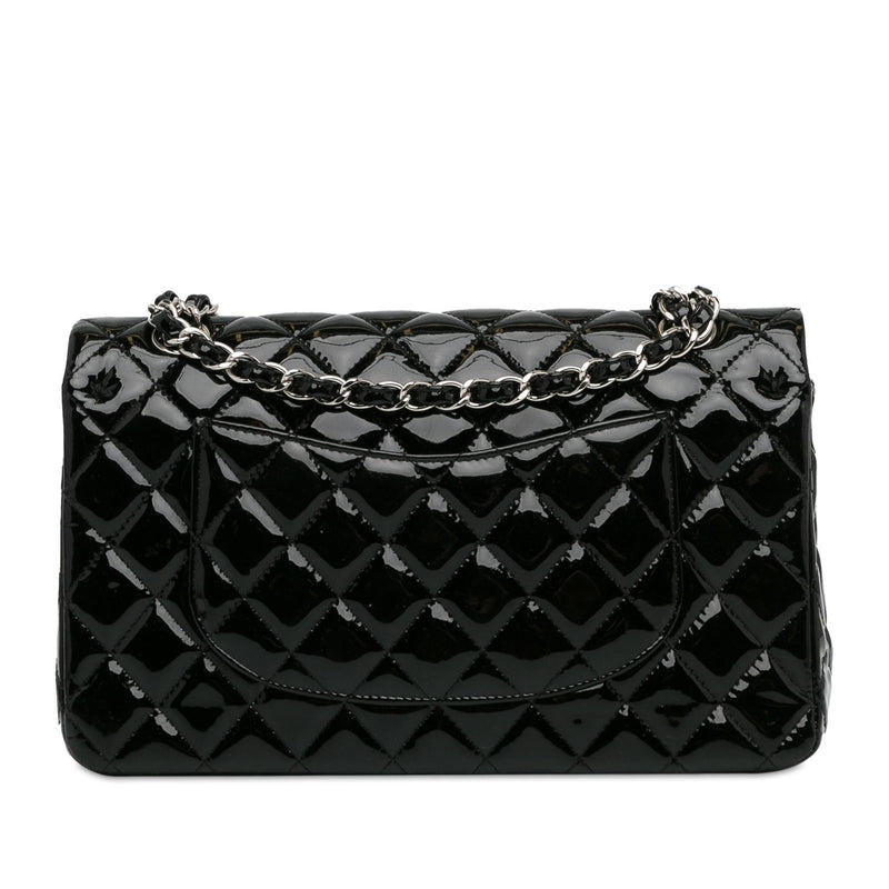 Chanel Medium Classic Patent Double Flap (SHG-2RaR0d)