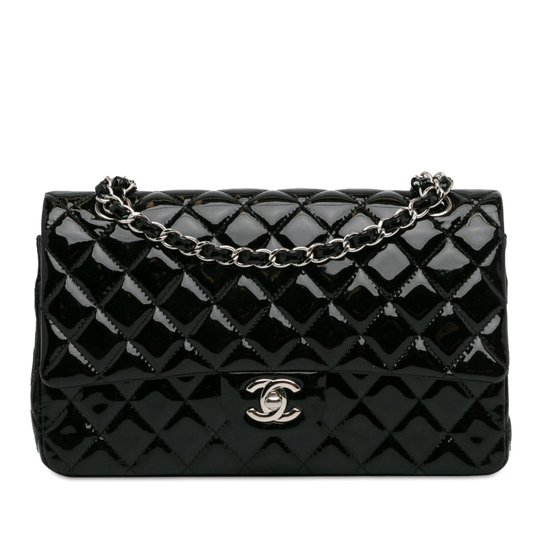 Chanel Medium Classic Patent Double Flap (SHG-2RaR0d)