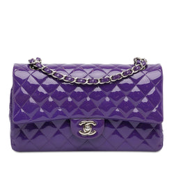 Chanel Medium Classic Patent Double Flap (SHG-pGzzwl)