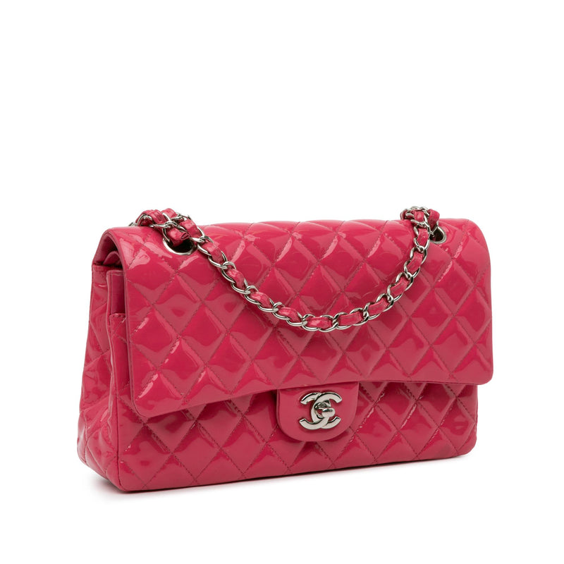 Chanel Medium Classic Patent Double Flap (SHG-gwOeOo)