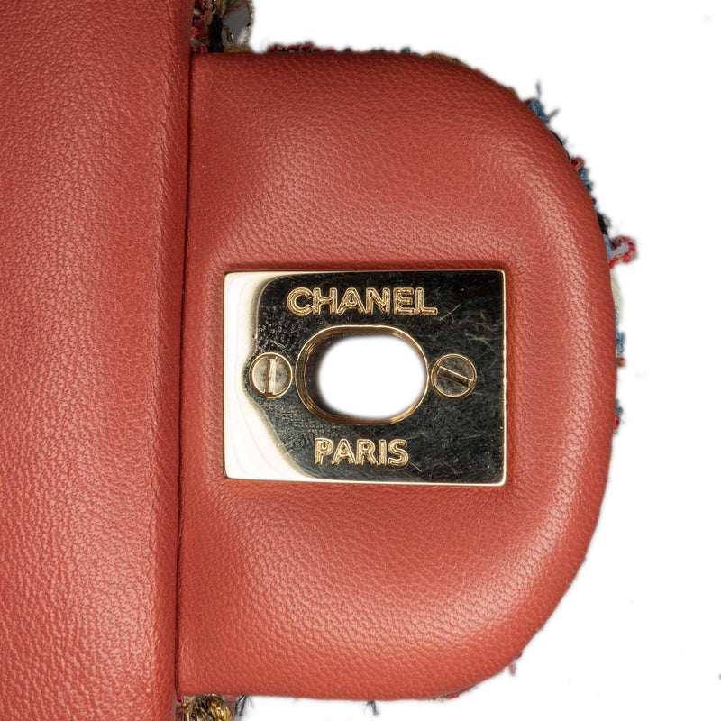 Chanel Medium Classic Tweed Double Flap (SHG-0MvJ4C)