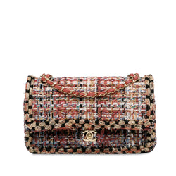 Chanel Medium Classic Tweed Double Flap (SHG-0MvJ4C)