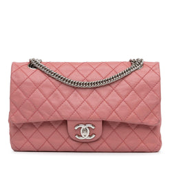 Chanel Medium Classic Washed Lambskin Bijoux Chain Double Flap (SHG-lfETi1)