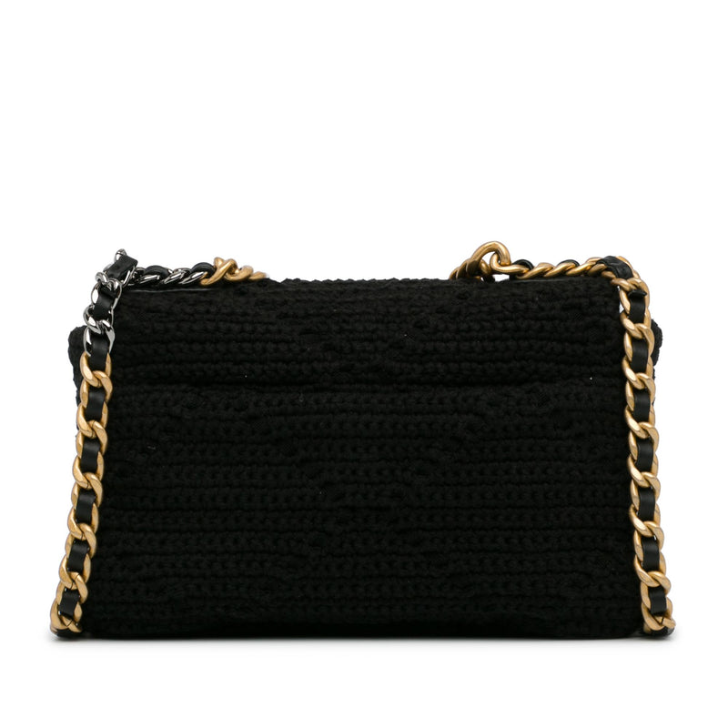 Chanel Medium Crochet 19 Flap (SHG-25L36s)