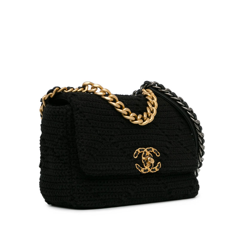 Chanel Medium Crochet 19 Flap (SHG-25L36s)