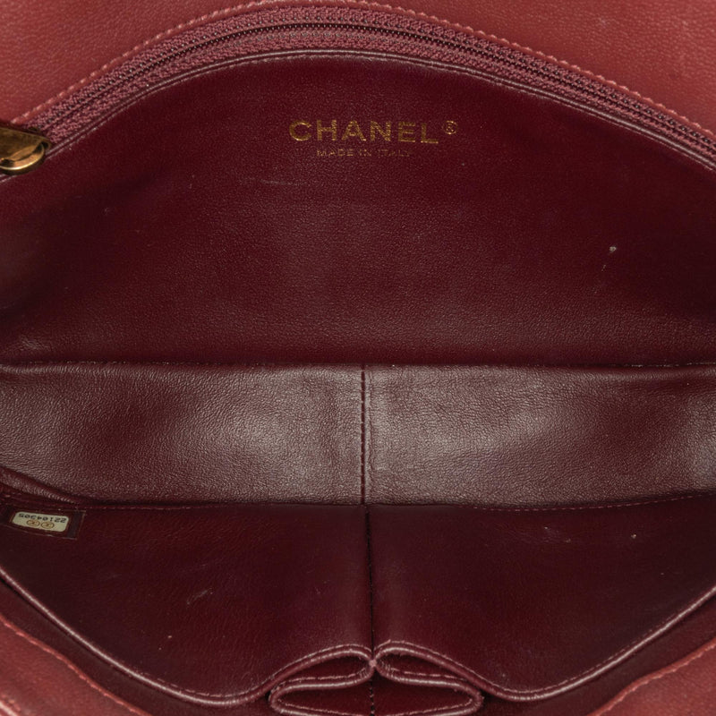 Chanel Medium Diagonal Quilted Goatskin Flap (SHG-HH5O86)