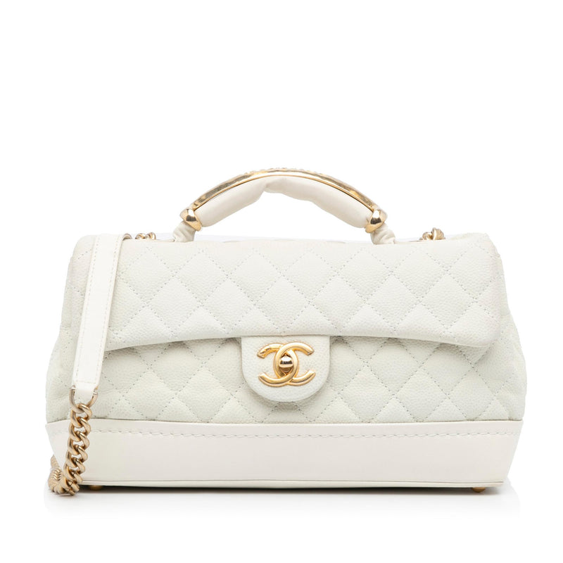 Chanel Medium Globe Trotter Flap Bag (SHG-FQ7Tih)