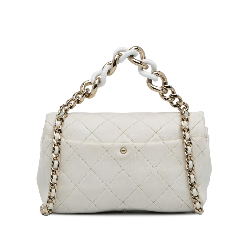Chanel Medium Lambskin Bicolor Chain Flap Bag (SHG-JkQQCZ) – LuxeDH