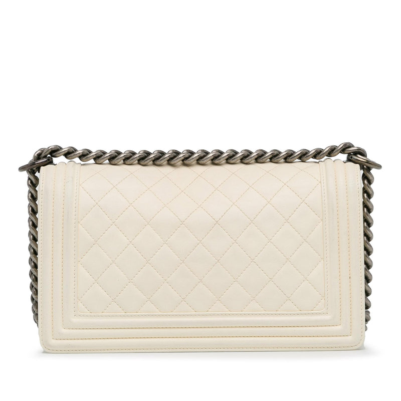 Chanel Medium Lambskin Boy Flap (SHG-RSLYkH)