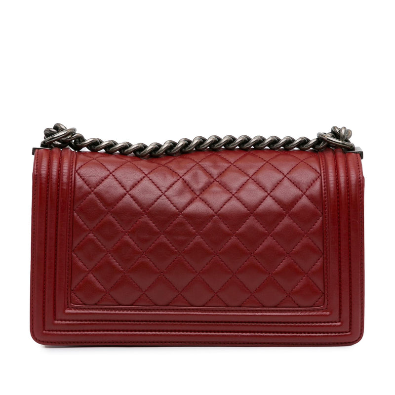 Chanel Medium Lambskin Boy Flap (SHG-29gpyo)