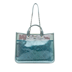 Chanel Medium PVC and Lambskin Coco Splash Shopping Tote (SHG-WtYeE8)