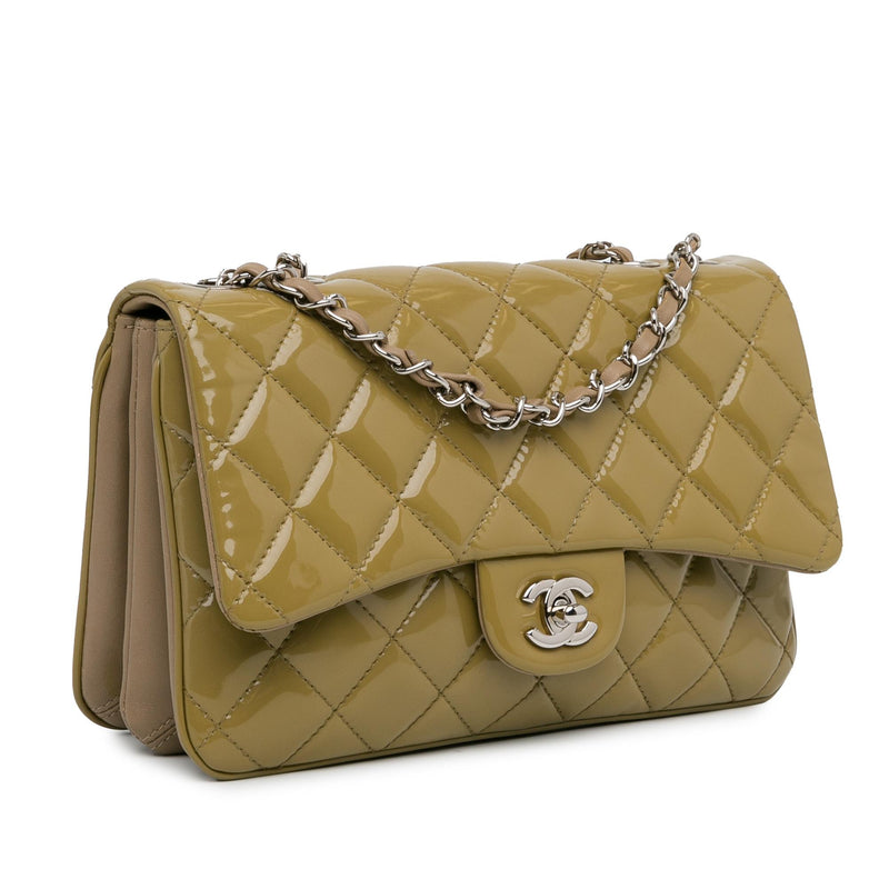 Chanel Medium Patent 3 Accordion Flap (SHG-PxIozj)