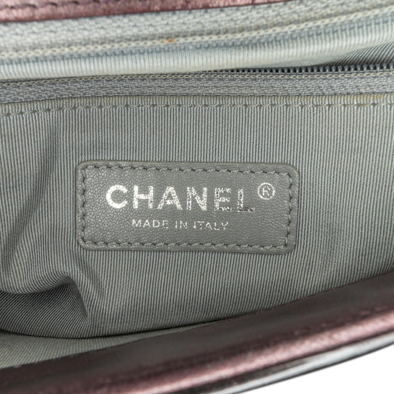 Chanel Medium Patent Coco Boy Flap (SHG-50WsUL)