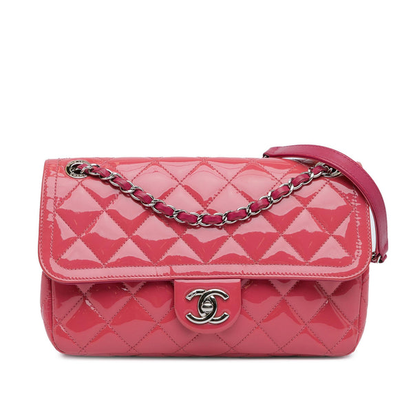 Chanel Medium Patent Coco Shine Flap (SHG-nPn5nJ)