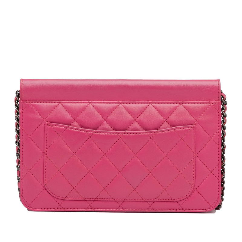 Chanel Medium Quilted Lambskin Crossing Times Flap (SHG-o371sl)