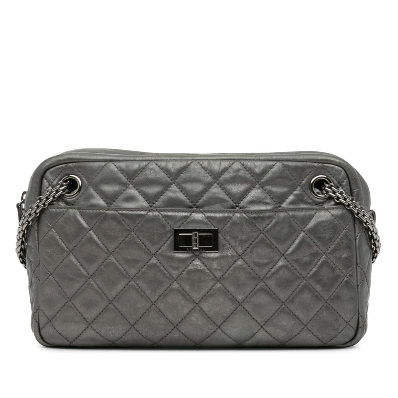 Chanel Metallic Calfskin Reissue Zipped Shoulder Bag (SHG-ARkLmz)