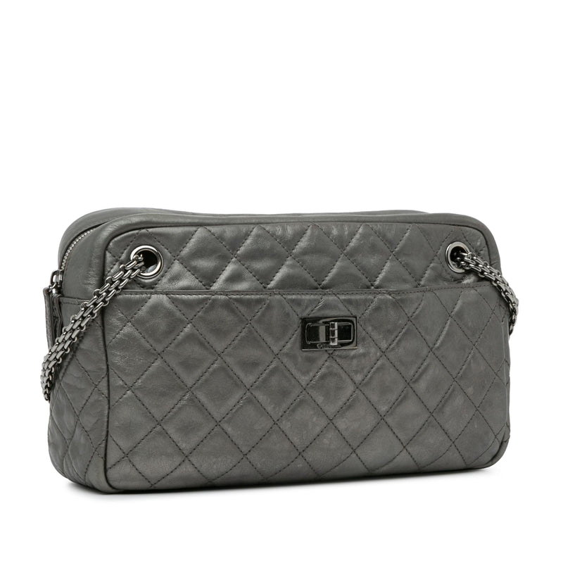 Chanel Metallic Calfskin Reissue Zipped Shoulder Bag (SHG-ARkLmz)